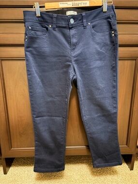 Ricki's mid rise Navy Blue Capris with lift & shape seams